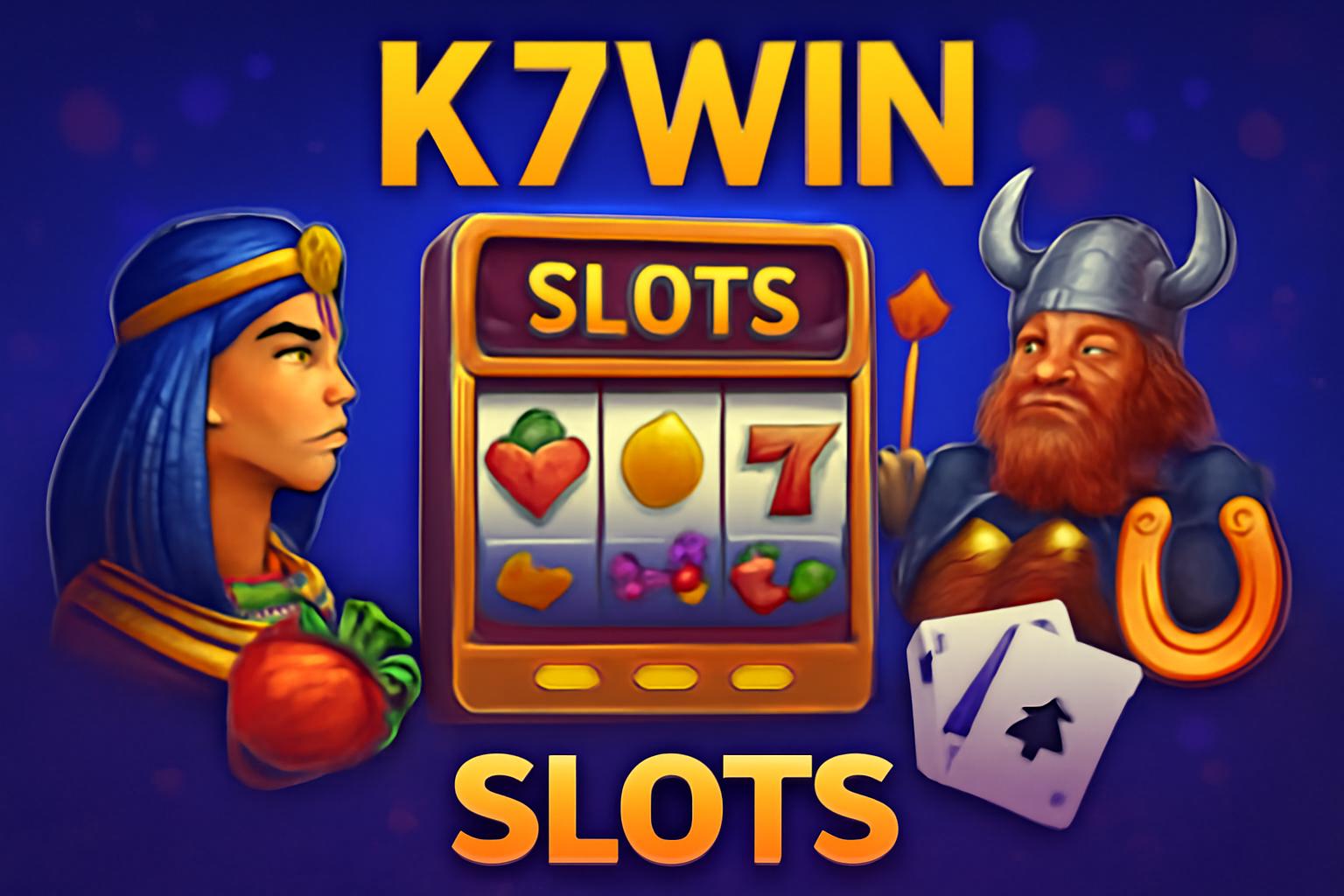 Explore o mundo das slot machines no K7WIN Casino